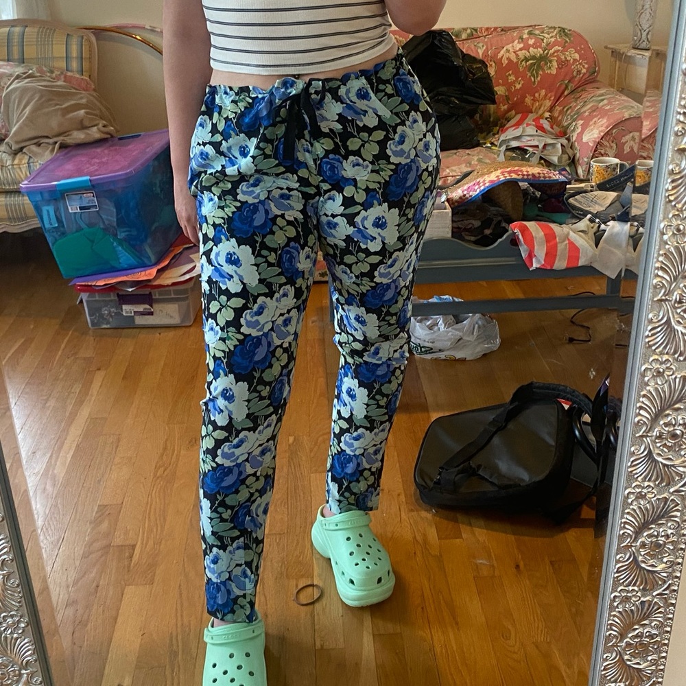 PJK Silk Floral Pants